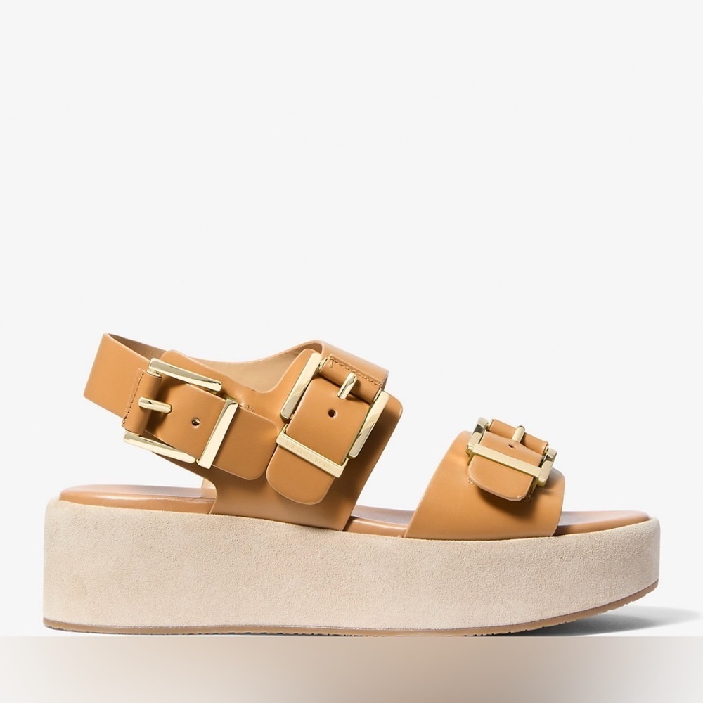 Michael Kors leather  (not outlet )Colby Sandals 9 BNIB